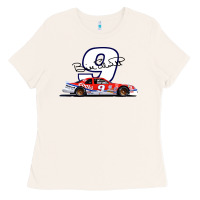 Bone Bill Elliott 1988 Winston Cup 9 Stock Car  Classic Ladies Tee - DesignPulse