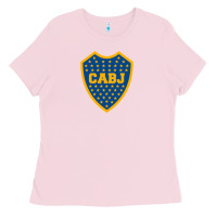 Bubblegum Pink Boca Juniors Ladies Tee - DesignPulse