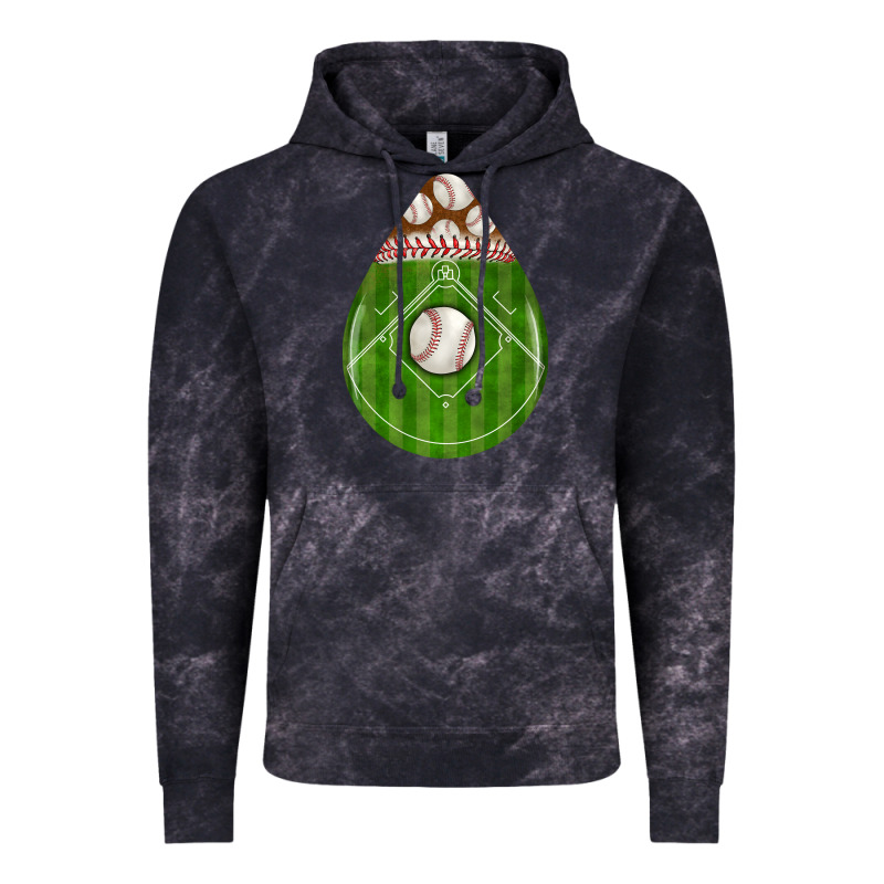 Baseball And Western Roses Teardrop Vintage Hoodie by BundleAndBundleShop | Teevron