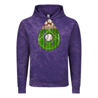 Cloud Purple baseball and western roses teardrop Vintage Hoodie - BundleAndBundleShop