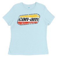 Baby Blue CANAM Vintage Original ATV UTV off road Gift Long Sleeve Ladies Tee - DesignPulse
