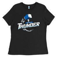 Black wichita thunder Ladies Tee - DesignPulse