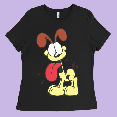 Odie The Dog Gift Ladies Tee Designed By Designpulse