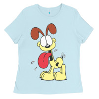 Baby Blue odie the dog gift Ladies Tee - DesignPulse
