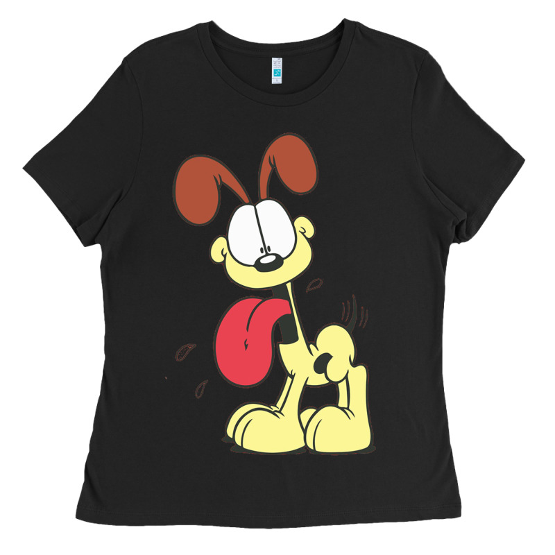 Odie The Dog Gift Ladies Tee by DesignPulse | Teevron