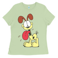 Matcha odie the dog gift Ladies Tee - DesignPulse