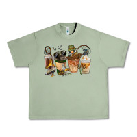 Oil Green Fishing Coffee Cups Urban Heavy Tee - FaDigitalArtStudio