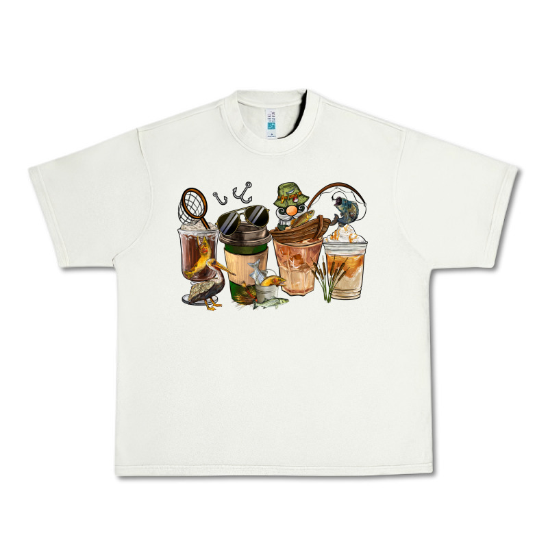 Fishing Coffee Cups Urban Heavy Tee by FaDigitalArtStudio | Teevron