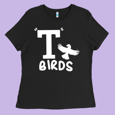 T Birds Greaser Thunderbirds 1970s T Birds Pullover Hoodie Ladies Tee Designed By Designpulse