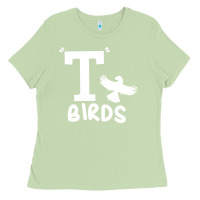 Matcha t birds greaser thunderbirds 1970s t birds pullover hoodie Ladies Tee - DesignPulse