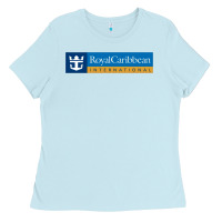 Baby Blue Royal Caribbean International Ladies Tee - DesignPulse