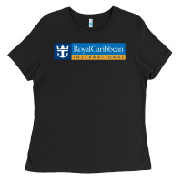 Black Royal Caribbean International Ladies Tee - DesignPulse