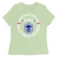 Matcha senior master sergeant retired air force retirement gifts t shirt Ladies Tee - DesignPulse