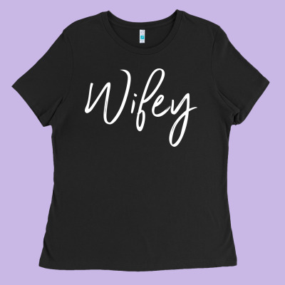 Wifey Sweat(b) Ladies Tee Designed By Designpulse