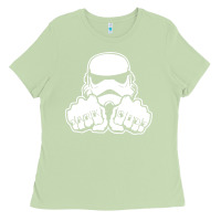 Matcha dark side knuckle starwars stormtrooper 2 Ladies Tee - DesignPulse