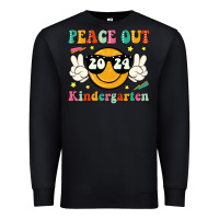 Black peace out 2024 kindergarten Premium Sweatshirt - JahusDesignShop