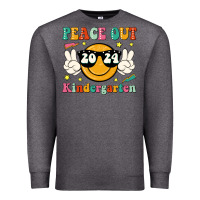 Charcoal Heather peace out 2024 kindergarten Premium Sweatshirt - JahusDesignShop