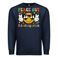 Peace Out 2024 Kindergarten Premium Sweatshirt | Teevron
