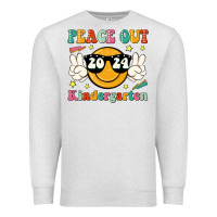 Oatmeal Heather peace out 2024 kindergarten Premium Sweatshirt - JahusDesignShop