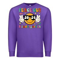 Purple peace out 2024 kindergarten Premium Sweatshirt - JahusDesignShop