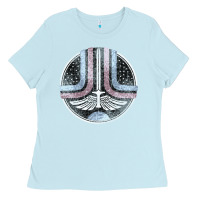 Baby Blue Starfighter (The Last Starfighter) Ladies Tee - DesignPulse
