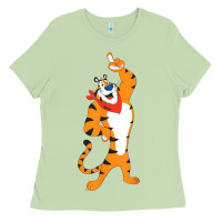 Matcha Frosted Flakes Tony The Tiger T Shirt Ladies Tee - DesignPulse