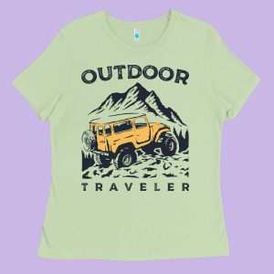 Traveler Ladies Tee Designed By Designpulse