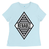 Baby Blue renault old Ladies Tee - DesignPulse