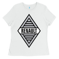 White renault old Ladies Tee - DesignPulse