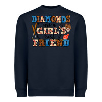 Navy diamonds are a girl's best friend Heavyweight Sweatshirt - AdoDesignShop