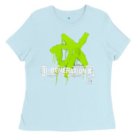 Baby Blue D GENERATION X, D GENERATION X vinatge, D GENERATION X art, D GENERATI Ladies Tee - DesignPulse