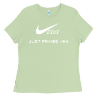 Matcha jesus just praise him Ladies Tee - DesignPulse