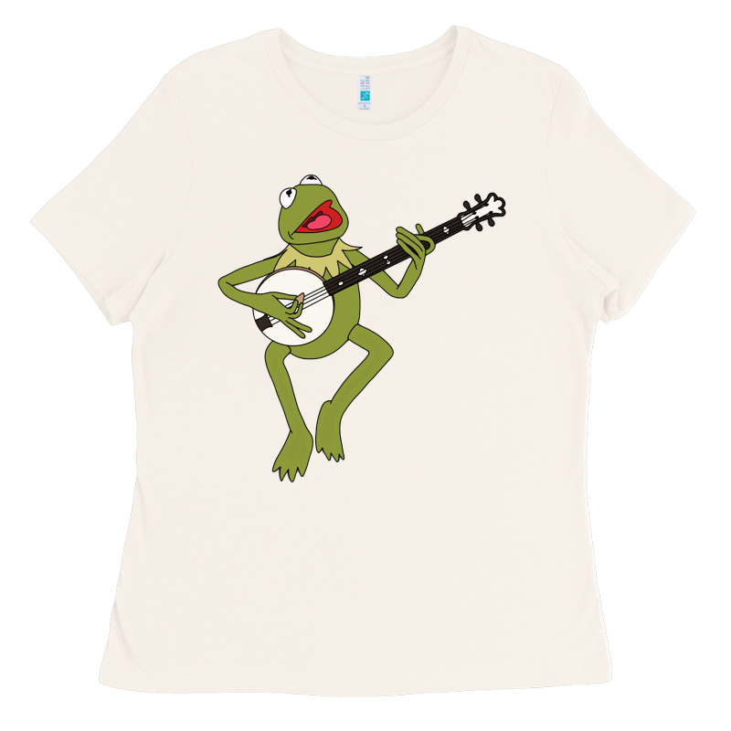 Kermit Playing The Banjo Classic Ladies Tee by DesignPulse | Teevron