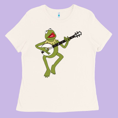Kermit Playing The Banjo Classic Ladies Tee Designed By Designpulse