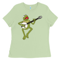 Matcha Kermit playing the banjo Classic Ladies Tee - DesignPulse