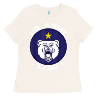Bone us army alaska polar bear patch t shirt Ladies Tee - DesignPulse