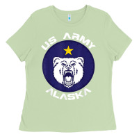 Matcha us army alaska polar bear patch t shirt Ladies Tee - DesignPulse