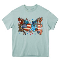 Love America Wings 4th Of July Heavy Core Tee | Teevron
