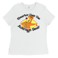 White yogi bear average bear Ladies Tee - DesignPulse