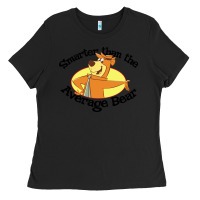 Black yogi bear average bear Ladies Tee - DesignPulse