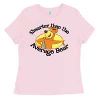 Bubblegum Pink yogi bear average bear Ladies Tee - DesignPulse