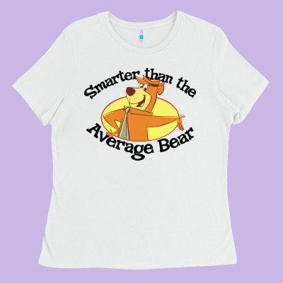 Yogi Bear Average Bear Ladies Tee Designed By Designpulse