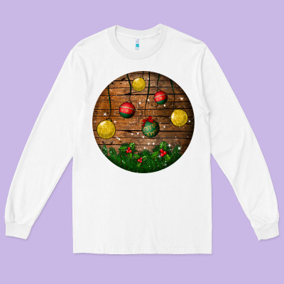 Christmas Long Sleeve Tee Designed By Bundleandbundleshop
