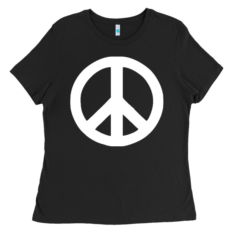 Peace Sign Ladies Tee by DesignPulse | Teevron