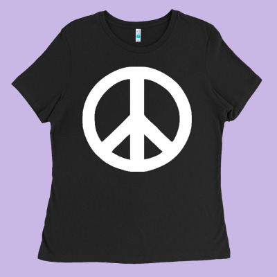 Peace Sign Ladies Tee Designed By Designpulse