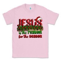 Bubblegum Pink jesus is the reason for the season Classic Tee - CowGirlArtShop