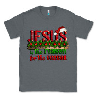 Charcoal Heather jesus is the reason for the season Classic Tee - CowGirlArtShop