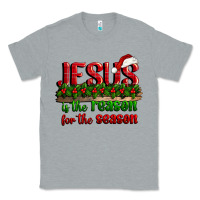 Heather Grey jesus is the reason for the season Classic Tee - CowGirlArtShop