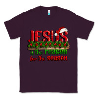 Plum jesus is the reason for the season Classic Tee - CowGirlArtShop