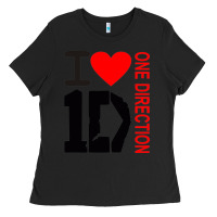 Black one direction Ladies Tee - DesignPulse